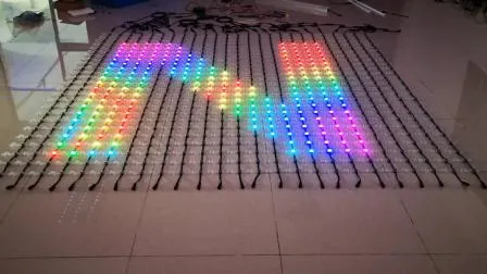 Luce pixel per schermo a rete flessibile LED RGB 12VDC