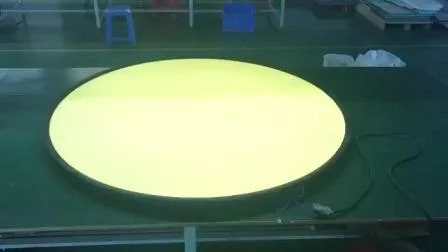 Cambiamento di colore della luce del pannello LED rotondo RGB da 800 mm di diametro