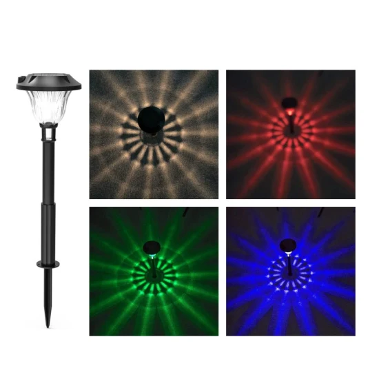 Lampione stradale a pannelli solari per illuminazione stradale solare a LED da giardino a energia solare per esterni RGB